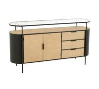 Paris Prix Buffet 3 Tiroirs & 2 Portes Bya 150cm Naturel