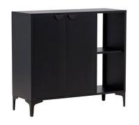 Paris Prix Buffet Design 2 Portes Piring 110cm Noir