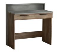 Paris Prix Bureau avec Tiroir Wilmer 93cm Marron & Gris