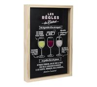 Paris Prix Cadre Collecteur de Bouchon Bistrot 46cm Noir
