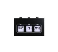 Paris Prix Calendrier Perpétuel Flip Flap 19cm Noir