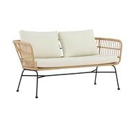 Paris Prix Canapé de Jardin 2 Places Isola 140cm Naturel
