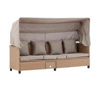 Paris Prix Canapé de Jardin avec Toit Nopy 200cm Beige