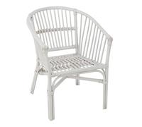 Paris Prix Chaise Enfant en Rotin Filou 52cm Blanc