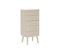 Paris Prix Chiffonnier 5 Tirois Shy 89cm Blanc