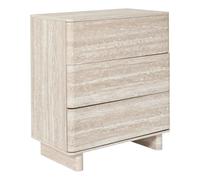 Paris Prix Commode 3 Tiroirs Pietra 79cm Beige