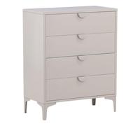 Paris Prix Commode Design 4 Tiroirs Piring 98cm Beige