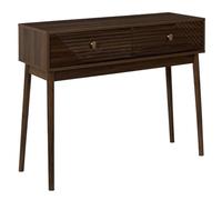 Paris Prix Console 2 Tiroirs Tiffany 100cm Marron