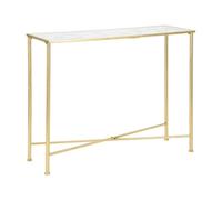 Paris Prix Console Design en Métal Butterfly 100cm Or