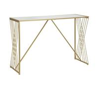 Paris Prix Console Design en Métal Easy 120cm Or
