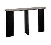 Paris Prix Console en Marbre Mathilde 140cm Noir