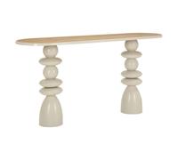 Paris Prix Console Totem en Métal Pila 150cm Crème