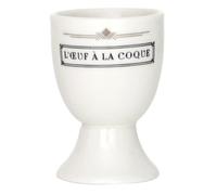 Paris Prix Coquetier en Porcelaine Grand Hôtel 7cm Blanc