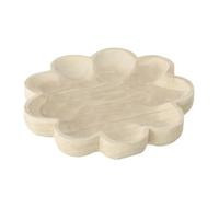 Paris Prix Coupelle Décoratif en Bois Fleur 38cm Blanc