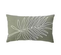 Paris Prix Coussin Déco Brodé Mambo 30x50cm Vert Olive