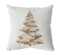 Paris Prix Coussin Déco de Noël Ebène 40x40cm Écru & Or