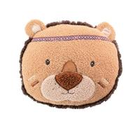 Paris Prix Coussin Déco Enfant Lionceau 30x30cm Marron