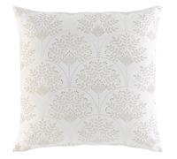 Paris Prix Coussin Déco Imprimé Majestia 60x60cm Blanc