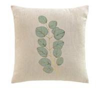 Paris Prix Coussin Déco Motif Botanica 45x45cm Naturel & Vert
