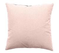 Paris Prix Coussin Déco Uni Déhoussable Panama 40x40cm Vieux Rose