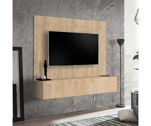 Paris Prix Ensemble Meuble TV Fly B 160cm Naturel