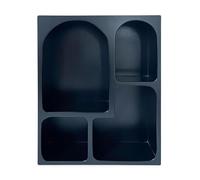 Paris Prix Étagère 4 Niches Arche Kathrine 80cm Noir