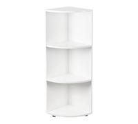 Paris Prix Étagère d'angle 3 Niveaux Jake 110cm Blanc