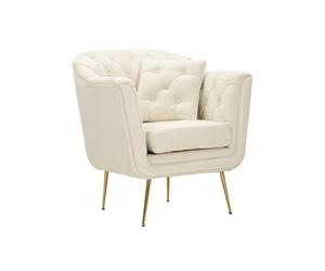 Paris Prix Fauteuil Design Budapest 88cm Crème