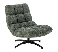 Paris Prix Fauteuil Matelassé en Tissu Corentin 95cm Vert