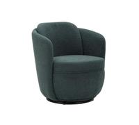 Paris Prix Fauteuil Pivotant Design Torino 75cm Bleu Canard
