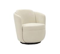 Paris Prix Fauteuil Pivotant Design Torino 75cm Crème