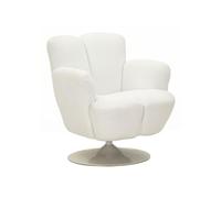 Paris Prix Fauteuil Pivotant Design Tulipano 92cm Blanc