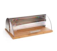 Paris Prix FIVE Simply Smart - Boîte à Pain Bambou & Inox 39cm Naturel