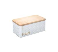 Paris Prix FIVE Simply Smart - Boîte à Pain Scandi 31cm Blanc