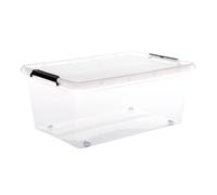 Paris Prix FIVE Simply Smart - Boîte de Rangement à Clip N Box 40L Transparent