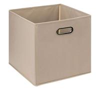Paris Prix FIVE Simply Smart - Boîte de Rangement Carrée Pliable Mix n'Modul 31x31cm Beige Lin