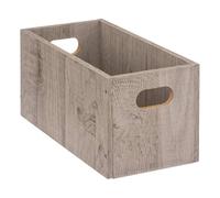 Paris Prix FIVE Simply Smart - Boîte de Rangement en Bois Mix n'Modul 15x30cm Gris