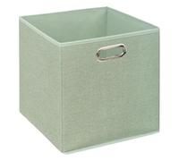 Paris Prix FIVE Simply Smart - Boîte de Rangement Pliable Premium 31x31cm Vert Sauge