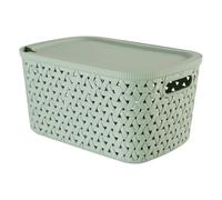 Paris Prix FIVE Simply Smart - Boîte de Rangement Tressée Tressy 6,7L Vert Sauge
