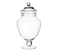 Paris Prix Five Simply Smart - Bonbonnière sur Pied en Verre Elma 30cm Transparent