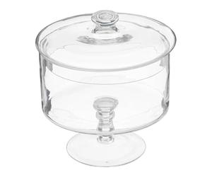 Paris Prix Five Simply Smart - Bonbonnière sur Pied Gateaux 21cm Transparent