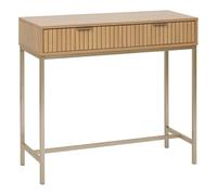 Paris Prix Five Simply Smart - Console 2 Tiroirs Tasso 90cm Naturel