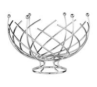 Paris Prix Five Simply Smart - Corbeille à Fruits en Métal Spirale 30cm Argent