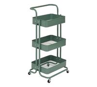 Paris Prix Five Simply Smart - Desserte de Cuisine 3 Niveaux Color Edition 86cm Vert