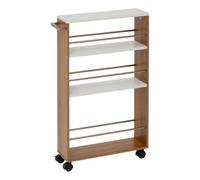 Paris Prix Five Simply Smart - Desserte de Cuisine 4 Niveaux Côme 78 cm Marron