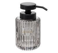 Paris Prix Five Simply Smart - Distributeur de Savon en Verre Glass 14cm Gris
