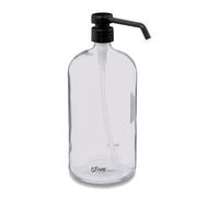 Paris Prix Five Simply Smart - Distributeur de Savon Pompe 1L Transparent