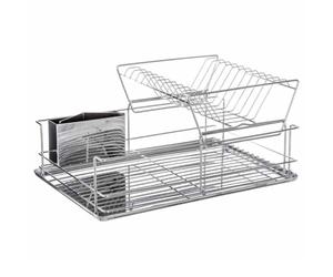 Paris Prix Five Simply Smart - Égouttoir 2 Niveaux INOX 47cm Argent