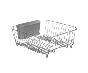 Paris Prix Five Simply Smart - Egouttoir à Vaisselle Métal Coloré 36cm Gris