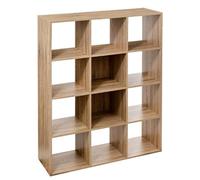 Paris Prix Five Simply Smart - Étagère 12 Cases Mix N'Modul 135cm Naturel